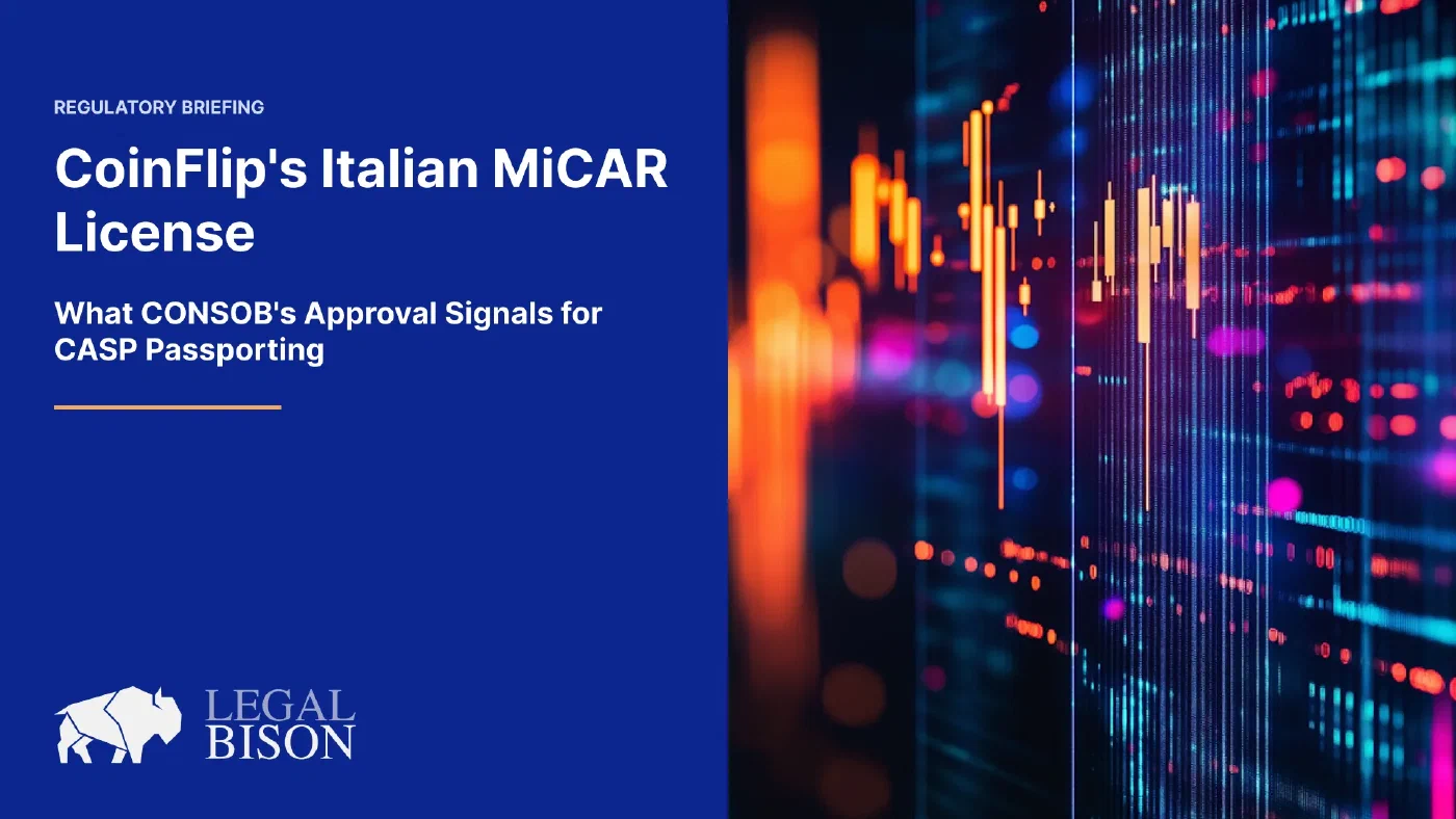 CoinFlip’s Italian MiCAR License: What CONSOB’s Approval Signals for CASP Passporting image